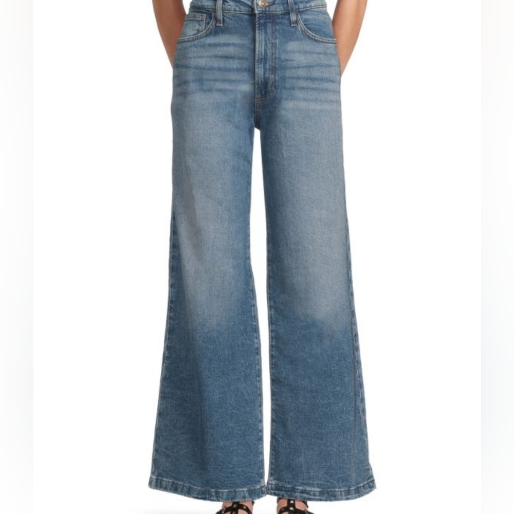 Hudson Jeans Jolene ​Wide-Leg Denim Jeans in Vespertime Size 29